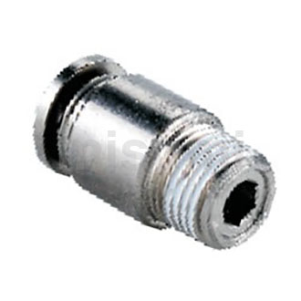 BPOC系列全金属圆螺纹直通插管