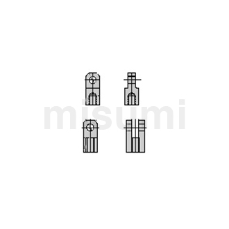 单/双耳环连接件 CMK2/CMA2/CKV2/JSK2/JSM2/HCA用