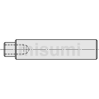 导向轴一端台阶内螺纹型/一端台阶型