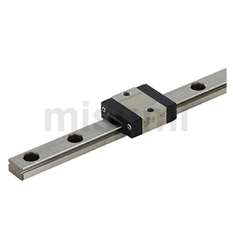 ES Miniature Linear Guides - Short Blocks (Light Preload / Slight Clearance) [RoHS Compliant]