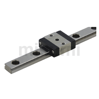 ES Miniature Linear Guides - Short Blocks with Dowel Holes (Light Preload) [RoHS Compliant]