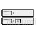 转轴 一端内螺纹型