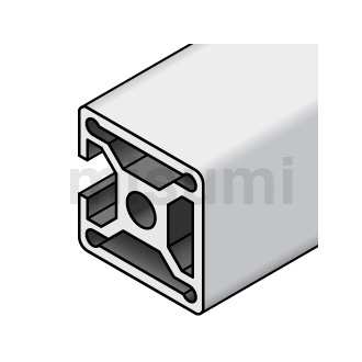 6系列铝型材 边长30mm/1列槽/平面型