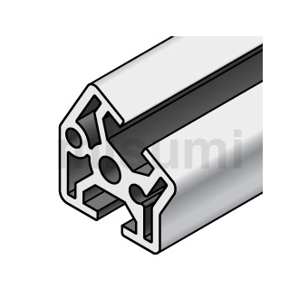 6系列铝型材 边长30/60mm/带角度/R形状/L形状