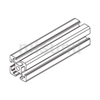 2525 / 2550, Slot Width 6mm Aluminum Frames  