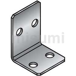 L型金属板 安装板·支架 中心对分型