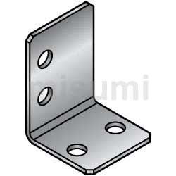 L型金属板 安装板·支架 中心对分型