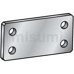 平条/铝合金轧制材料 安装板·支架 B尺寸选择型·B尺寸自由指定型 HRMPA