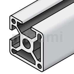 5系列铝型材 正方形 20×20mm 1列槽 2面槽
