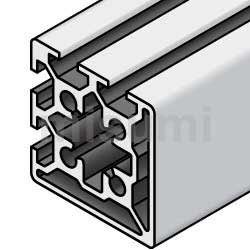 铝合金型材 5系列用 正方形 40×40mm 2列槽 2面槽