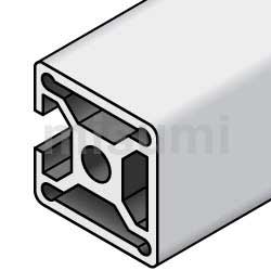 6系列铝型材 正方形 30×30mm 1列槽 1面槽