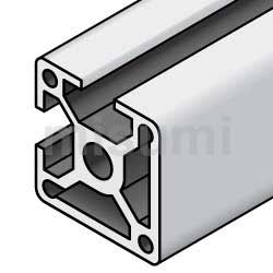 8系列铝型材 正方形 40×40mm 1列槽 2面槽