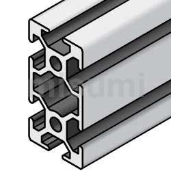 铝合金型材 8系列用 长方形 平行面加工 40×80mm 80×40mm