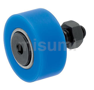 Nylon Coated Cam Followers -Stainless Steel Body E-CFFRUCSS12-30