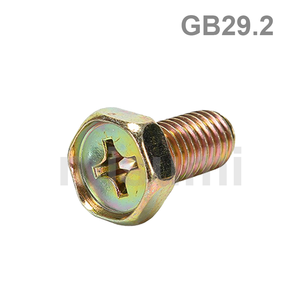经济型 GB29.2 十字凹穴螺钉 8.8级（盒装）