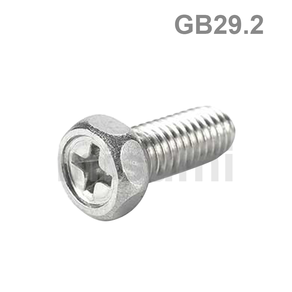 经济型 GB29.2 十字凹穴螺钉 不锈钢型（盒装）