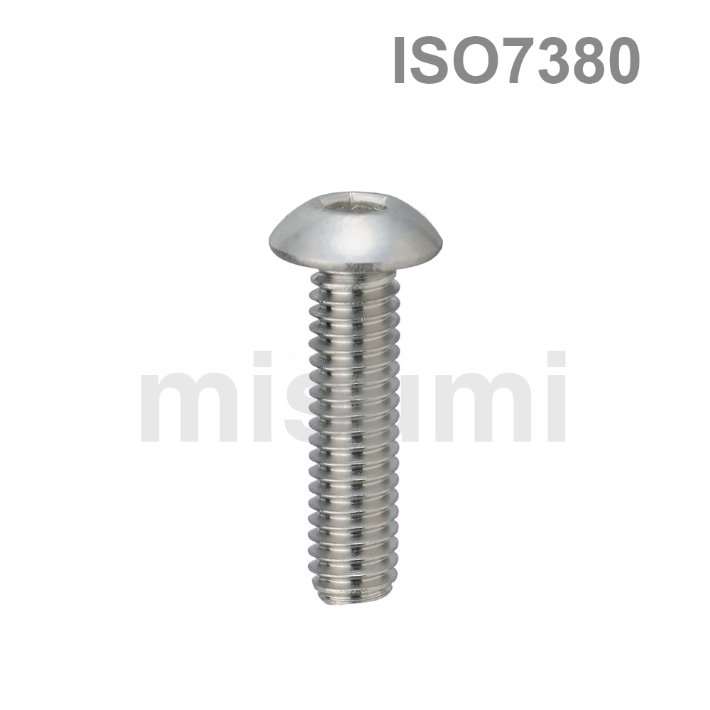 经济型 内六角圆头螺栓ISO7380 不锈钢型（盒装）