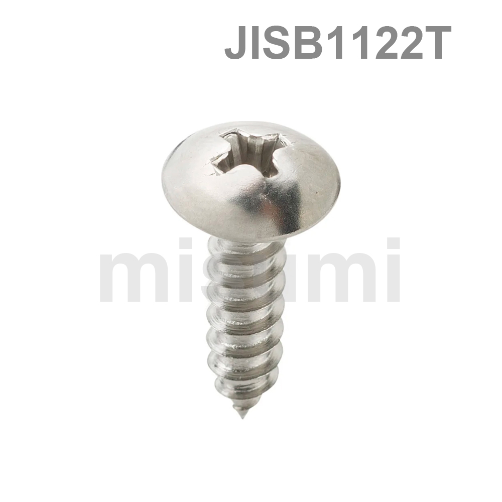 经济型 十字大扁头自攻螺丝 不锈钢 JISB1122T(盒装)
