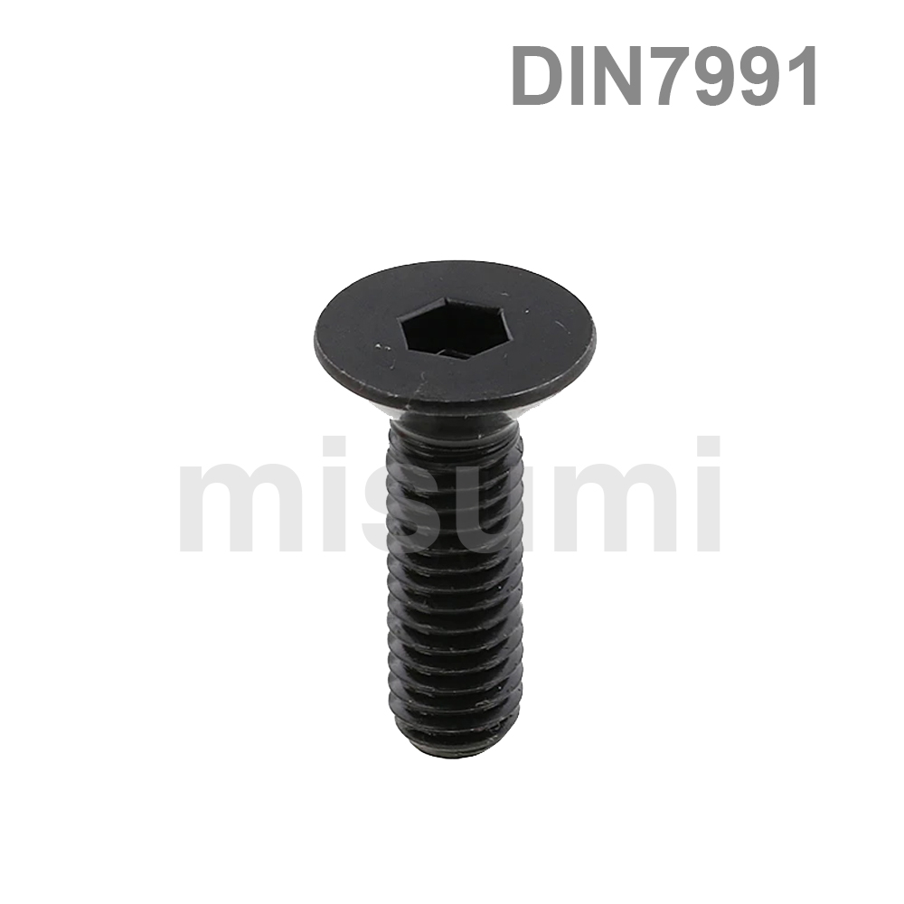 经济型 DIN7991内六角平头螺栓 10.9级（盒装）