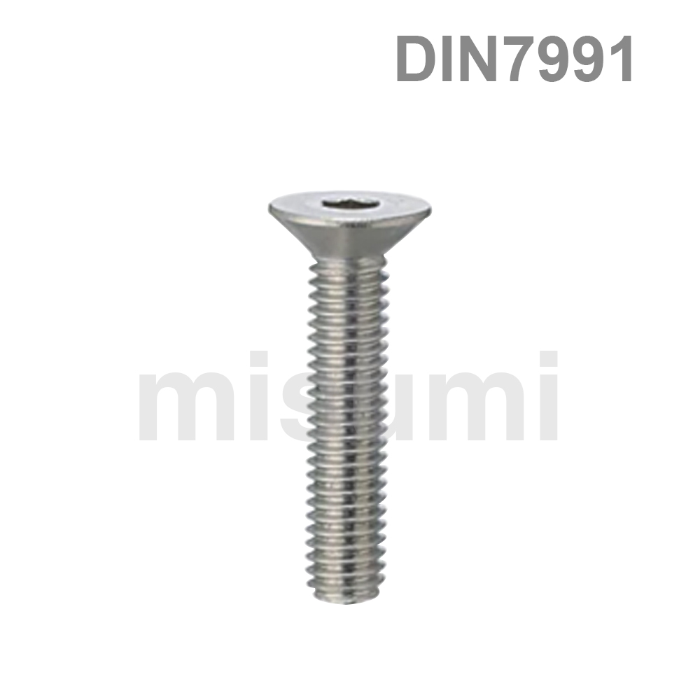 Economy Hex Flat Head Bolts Stainless Steel DIN7991 (Boxe