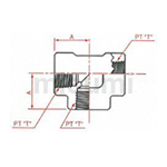 PT连接螺纹旋入式 内螺纹旋入T
