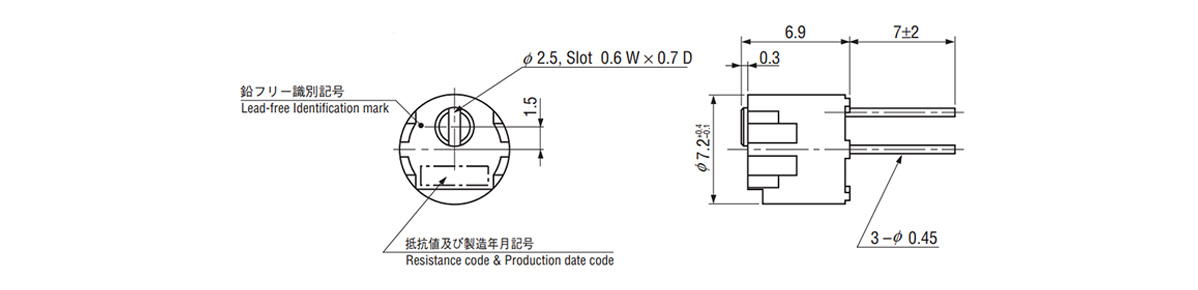 TM-7系列 3圈型金属陶瓷微调电位器：相关图像