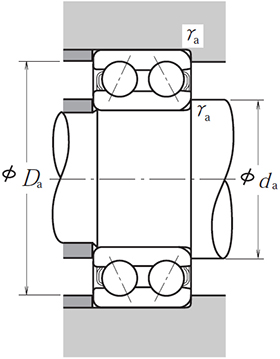 滚珠轴承角接触型双列