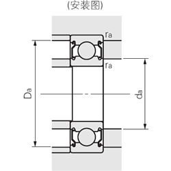 深沟球轴承(热销品)安装图