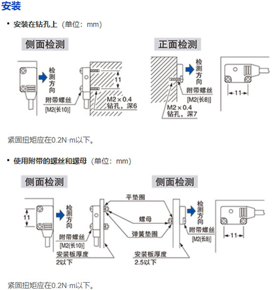 EX傳感器注意事項