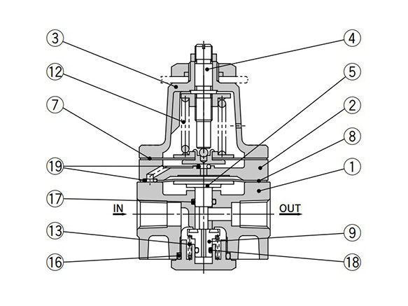 锁定阀 IL201211220系列 结构图1
