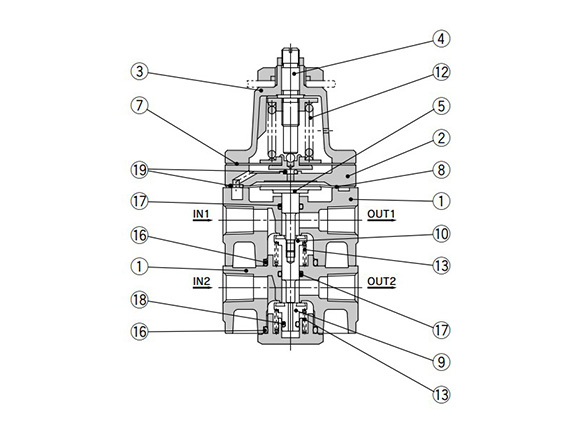 锁定阀 IL201211220系列 结构图2