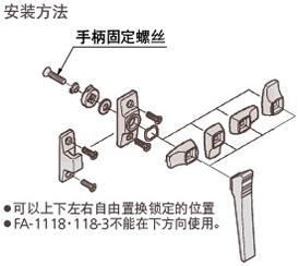 手柄 密闭用 FA-118_泷源TAKIGEN密封用-米思米官网