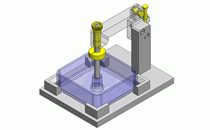 No.000033 把手式孔位置检查夹具