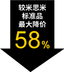 较米思米标准品最大降价58%