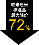 较米思米标准品最大降价72%