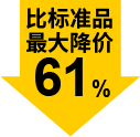 最大降价61%