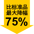 最大降幅75%