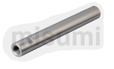 经济型导向轴 两端内螺纹带扳手槽型