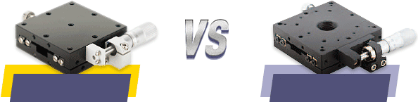 手动滑台VS高精度滑台