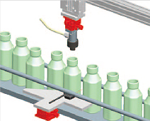 塑料瓶的捡漏位置调整