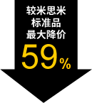 较米思米标准品最大降价59%