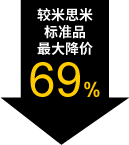 较米思米标准品最大降价69%