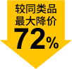 较同类品最大降价72%