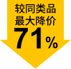 较同类品最大降价71%