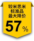 较米思米标准品最大降价57%