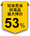 较米思米标准品最大降价53%