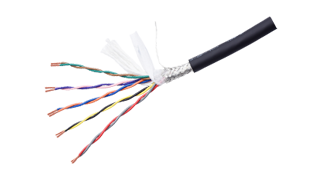 TRVVPS拖链信号电缆 高柔1000万次 对绞带屏蔽  300V