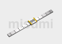 宽幅微型直线导轨 标准滑块型