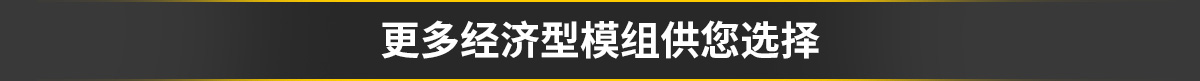 更多经济型模组供您选择