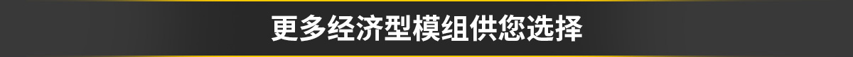 更多经济型模组供您选择